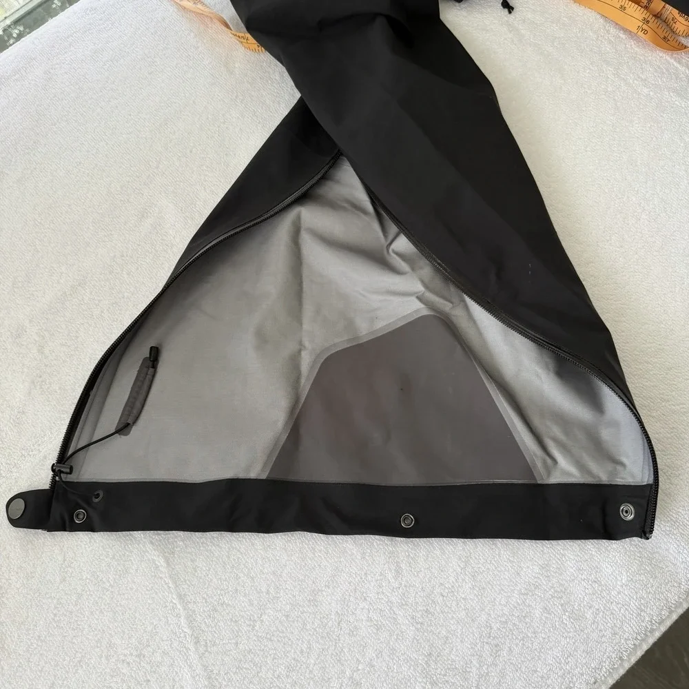 ARC'TERYX Beta Pants Men's XL Black GoreTex Nylon Lightweight‎ Shell Hiking EUC